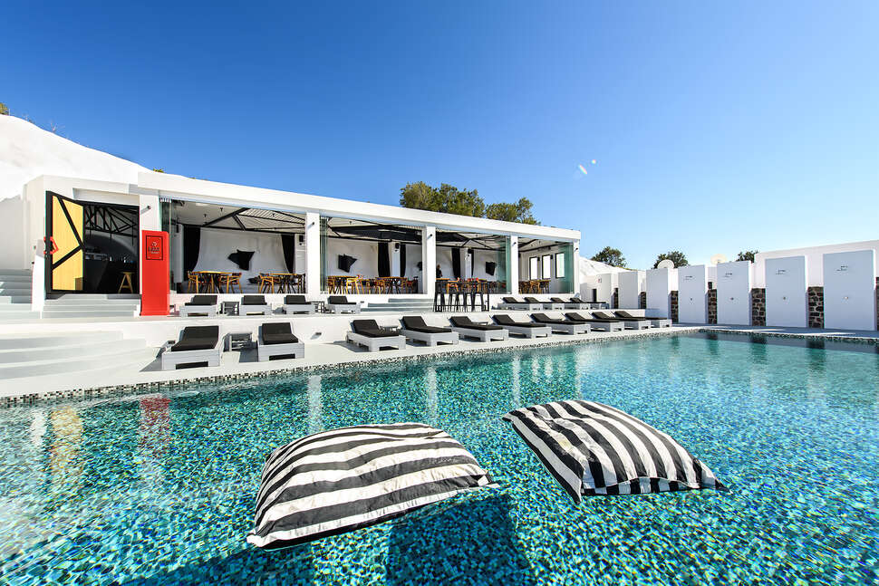 Zwembad van Grand Ambassador Santorini Hotel Akrotíri, Griekenland foto 1